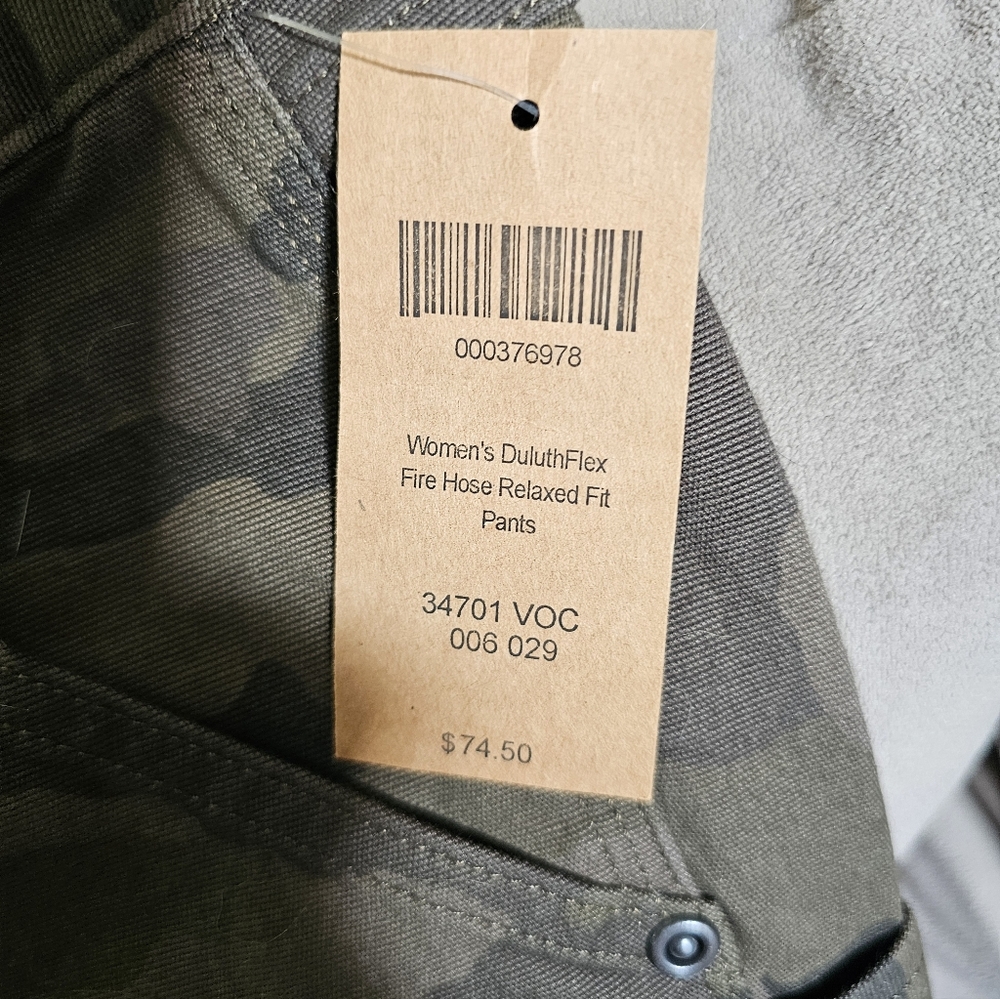 Duluth Trading Company Women's Duluthflex Firehose Relaxed Fit Pant Sz 6 - Picture 5 of 5